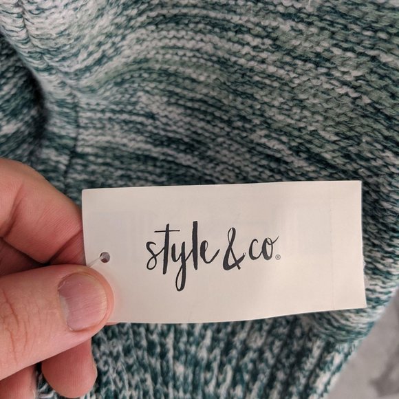 NWT Style & Co Femme Fusion Knit Sweater Size L - Picture 8 of 9